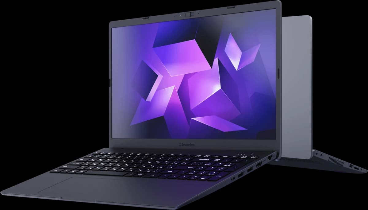 Ноутбук KVADRA NAU LE14U.12.122.000, вид спереди